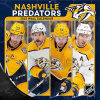 JF Turner Kalendář Nashville Predators NHL 2025 Wall Calendar