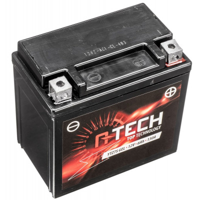 A-TECH batérie 12V, YTZ7S gél, 6Ah, 130A, bezúdržbová gél technológie 113x70x105, A-TECH (aktivovaná ve výrobe)