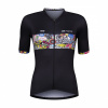 Dres FORCE VIVID LADY krátky rukáv, čierny XS