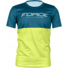 dres FORCE KID MTB CHEERY, modro-limetkový Velikost: 154-164