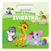 Lauko Omaľovánka Štvorec - Nalepuj a vyfarbuj! Zvieratká