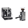 La Pavoni Cellini Classic, black + Eureka Mignon Libra 65 All Purpose, CR grey