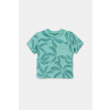 Detské bavlnené tričko United Colors of Benetton 3PDQG10JN.P.Seasonal tyrkysová 104