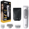 Braun BG5550 tělový zastřihovač, SkinGuard pro citlivou pokožku, 100 min provozu, 100% vodotěsný, nástavce (BG5550)