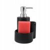 Dávkovač mydla - Lupo Soap DispenSer s čiernou nádobou+špongia (Dávkovač mydla - Lupo Soap DispenSer s čiernou nádobou+špongia)