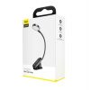 Baseus LED svetlo na čítanie s klipom 3W teplá biela (4000K) (6953156223523)