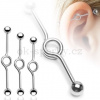 Piercing do ucha z chirurgické oceli BSP6 (Piercing do ucha BSP6)