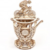 UGEARS 3D dřevěné mechanické puzzle - Samohybný cyklista