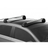Strešné nosiče THULE uzavreté pre DAEWOO Racer II 4-dr Sedan 1995-1997 pevný montážny bod - v streche