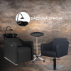 Super Salon Noemi + Belcanto Spa + Eurostil Gio – Kadernícky set (kreslo, mycí box, vozík)