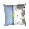 Dadka Obliečky krep Slony denim Varianta: Obal krep Sloní denim 40x40 cm
