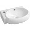 Sapho RIBERA keramické umývadlo 43x28,5x15 cm, nástenné, otvor pre batériu vľavo AR498