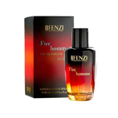 JFenzi Fire Homme, Parfumovaná voda 100ml (Alternatíva vône Christian Dior Fahrenheit) pre mužov