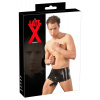 LATEX - boxerky + návlek na penis (čierny)