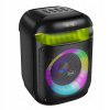 HOCO bluetooth reproduktor + 2 x bezdrôtové mikrofóny HA13, čierny