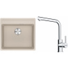 Set Franke G255SA (dřez MRG 610-52 RTL Sahara + baterie FS 3230.031 LINA SMART Chrom) 114.0700.709