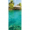 Dverová fototapeta - DV0107 - Domčeky 91cm x 211cm - Samolepiaca fólia