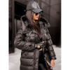 Dámska prešívaná bunda BLACK DIAMOND, čierna (ty3891z) Green Camo S
