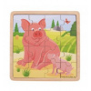 Bigjigs Toys Bigjigs puzzle Prasátko se selátkem