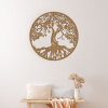 drevo zivota Drevený strom na stenu STROM ŽIVOTA Farebný vzor: Horsky dub, Priemer: 30