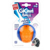 GiGwi Ball loptička M transparentné modro / oran modro/oranžový