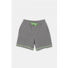 Detské bavlnené šortky United Colors of Benetton šedá farba, nastaviteľný pás 38OHG901V 38OHG901V.P.Seasonal 116