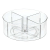 Okrúhly transparentný úložný box iDesign The Home Edit, Ø 29 cm