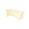 TENTino Elastický poťah EXTREME na skladací stôl 150-152x76 cm VIAC FARIEB Farba obrusu: KRÉMOVÁ / IVORY
