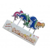 Party sviečky - dinosaury (5ks)