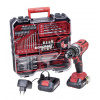 Skrutkovač Worcraft CD-S20LiWT ShareSYS, 20V Li-ion, 2x akumulátor 2.0 Ah, nabíjačka, set s príslušenstvom 73ks, v kufríku