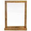 LAKŠMI Zrkadlo Hina 70 × 80 cm z mangového dreva