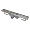 ALCADRAIN APZ6 PROFESSIONAL 30cm odtokový žľab s okrajom pre plný rošt a rošt pre vloženie dlažby, nerez, APZ6-300