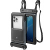 SPIGEN A611P UNIVERSAL WATERPROOF FLOAT CASE 2-PACK MATTE Čierny
