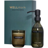 Wellmark Discovery dávkovač mydla 250 ml + sviečka 150 g, čierna