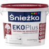 Latexová farba na stenu Śnieżka 5 l Snehovo biela matná