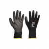 Cerva Rukavice nylónové BUNTING BLACK, veľ. 8/M