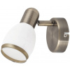 Rabalux Elite nástenná lampa 1x40 W biela-hnedá 5970
