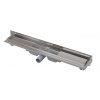 Alcadrain Odtokové žľaby Sprchový žľab Flexible Low 85 cm, s nastaviteľnou obrubou k stene, nerezová APZ104-850