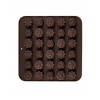 Banquet Formičky na čokoládu silikonové Culinaria Brown 21,4x20,6cm mix tvarů