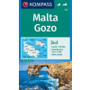 Malta, Gozo (Kompass - 235) - turistická mapa