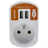 Retlux RPC 70 WH Zásuvka s 2xUSB, 5V/2100mA 50005956