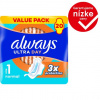 Always Ultra Day Normal hygienické vložky (veľkosť 1) vložky s krídelkami 20 ks]