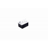 Zabudovaná zásuvka do nábytku MINI - 1 zásuvka+USB, 155x118 mm biela