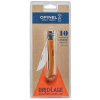 Opinel vreckovy noz No. 10 uhl. cepel s drevenou rokovatou