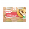 BABYBIO Príkrm jablko banán 2x 130 g