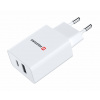 Swissten sieťový adaptér gan 1x usb-c + 1x usb 30w power delivery 22037000