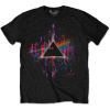 Pink Floyd tričko Dark Side of the Moon Pink Splatter Čierna XL