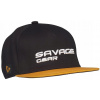 Savage Gear Šiltovka Flat Peak 3D Logo Cap Black Ink