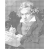 ZUTY Bodkovanie - LUDWIG VAN BEETHOVEN Rámovanie: vypnuté plátno na rám, Rozmer: 40x50 cm
