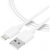 Tactical KP31182 Smooth Thread USB-A/Lightning, 1m, bílý